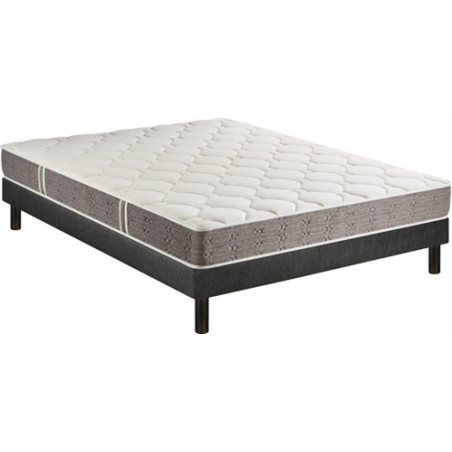 BULTEX -LOT MATELAS+SOMMIER TAP. 140X190CM - REVOLUTION